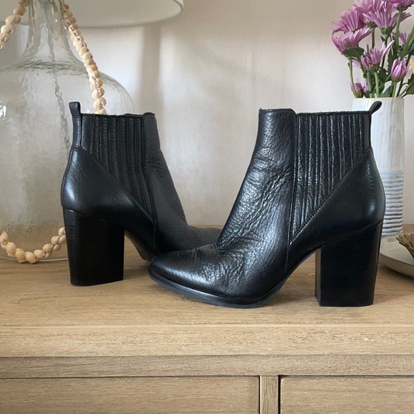 Marc Fisher Alva High Block Heel Booties - Picture 1 of 5